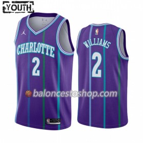 Camiseta Niños NBA Charlotte Hornets Marvin Williams 2 2019-20 Jordan Brand Hardwood Classics Swingman